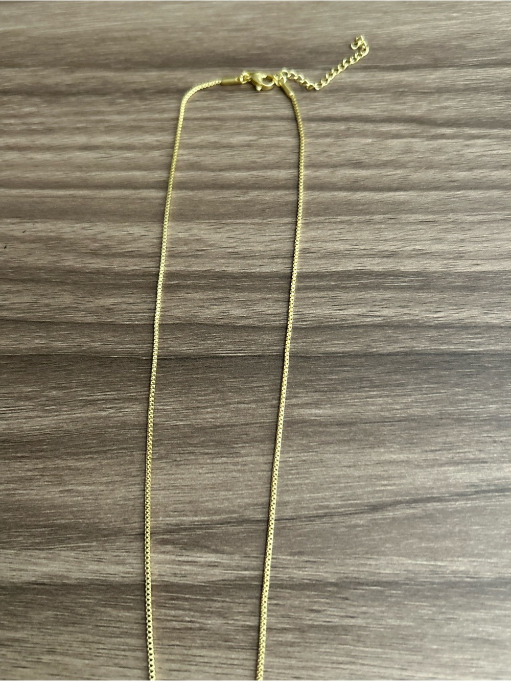 Gold Pave Initial B Necklace Q1224 - Picture 4 of 4